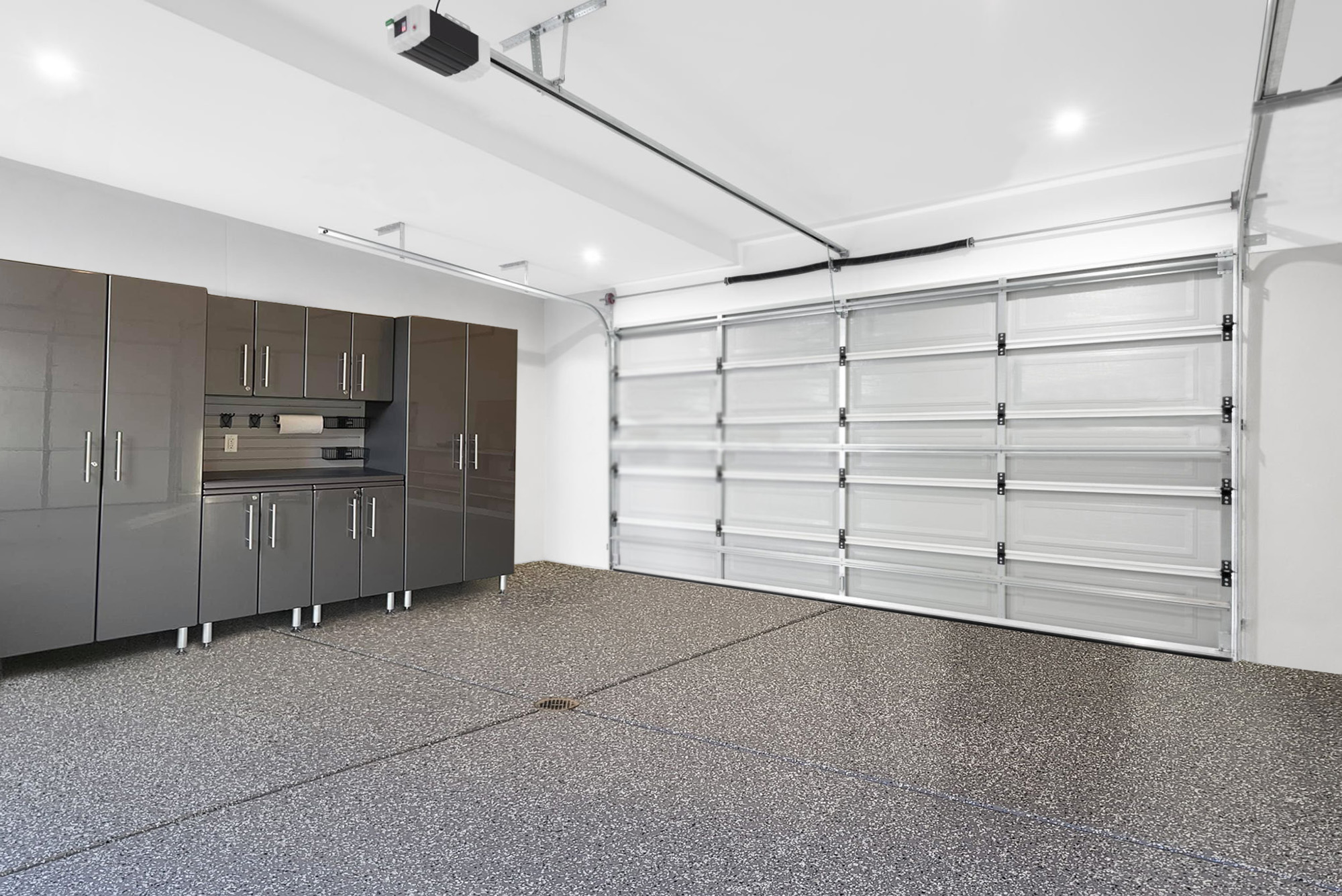 Image showing a clean garage space suited for garage living.