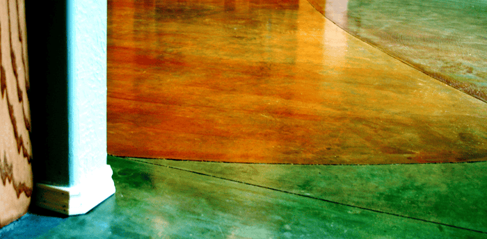 Concrete Stained floor garage floor stain vs epoxy