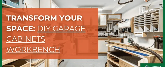 DIY Garage Cabinets Workbench - featured