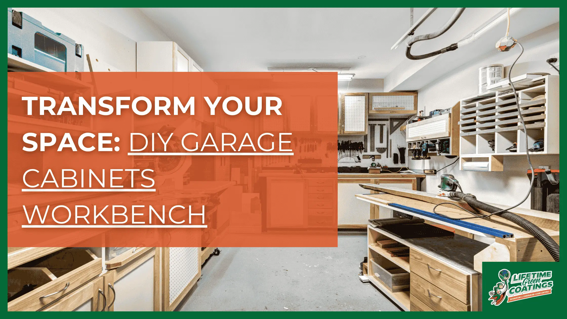 DIY Garage Cabinets Workbench – featured DIY Garage Cabinets Workbench - featured