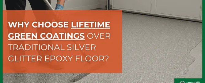 Silver Glitter Epoxy Floor - featured