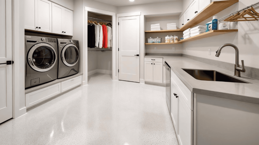 content images 23 (2) Residential utility room with waterproof, stain-resistant floor finish
